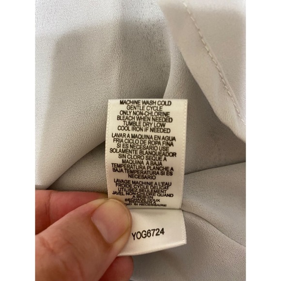 Halter V-Neck Y2K Chiffon Midi Dress Women's Size 6 Built in Bra Purple Lavender - Picture 10 of 11